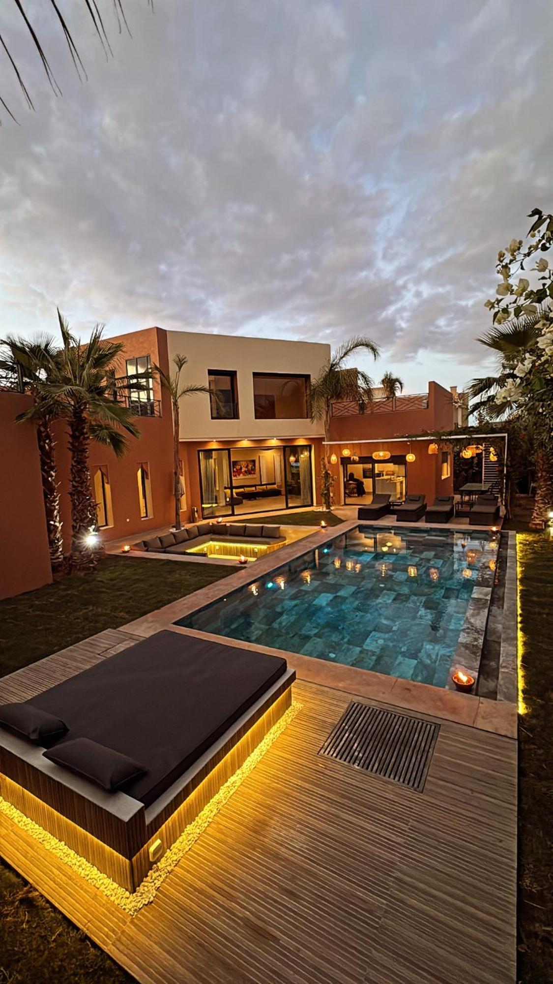 Villa Mattia Piscine Chauffee Sans Vis A Vis Marrakesh Buitenkant foto