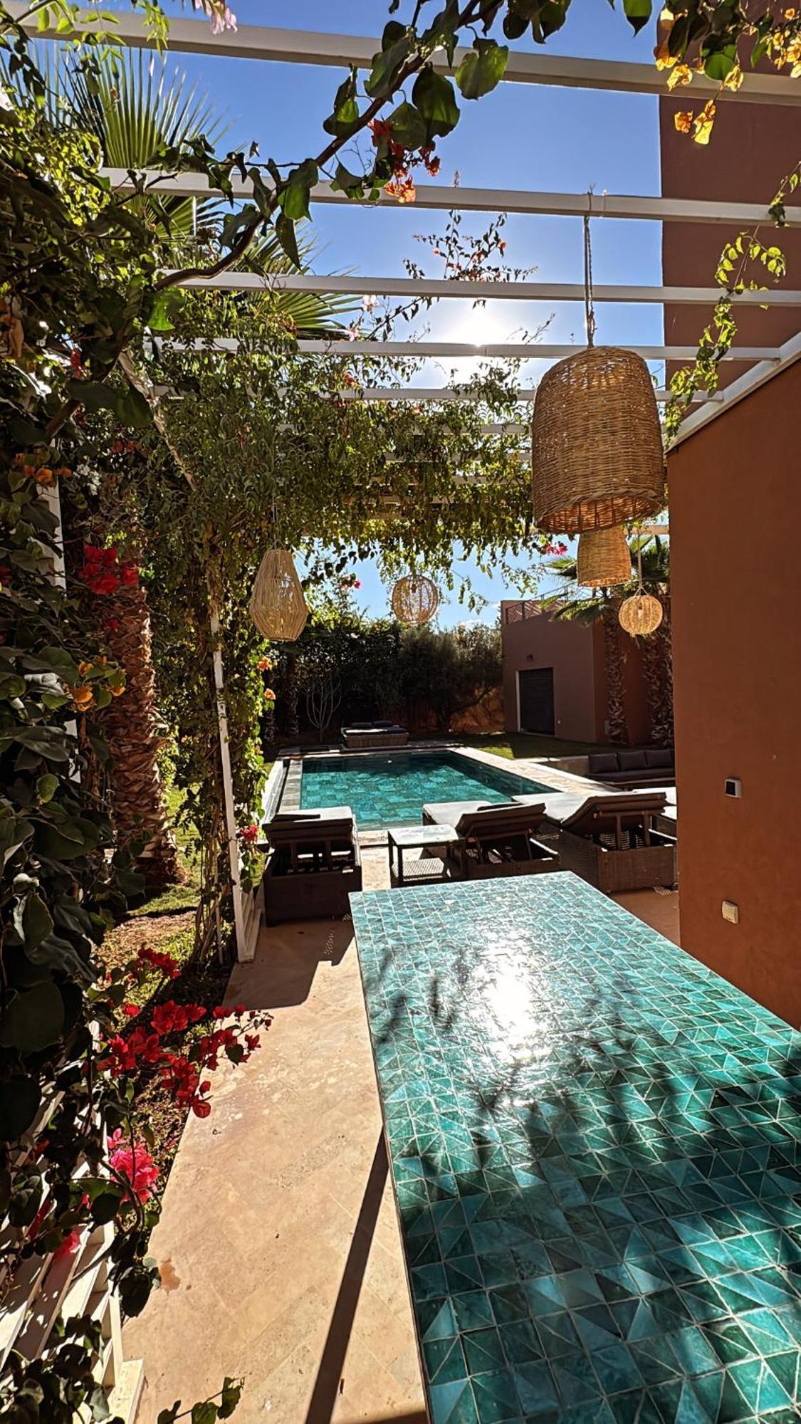Villa Mattia Piscine Chauffee Sans Vis A Vis Marrakesh Buitenkant foto