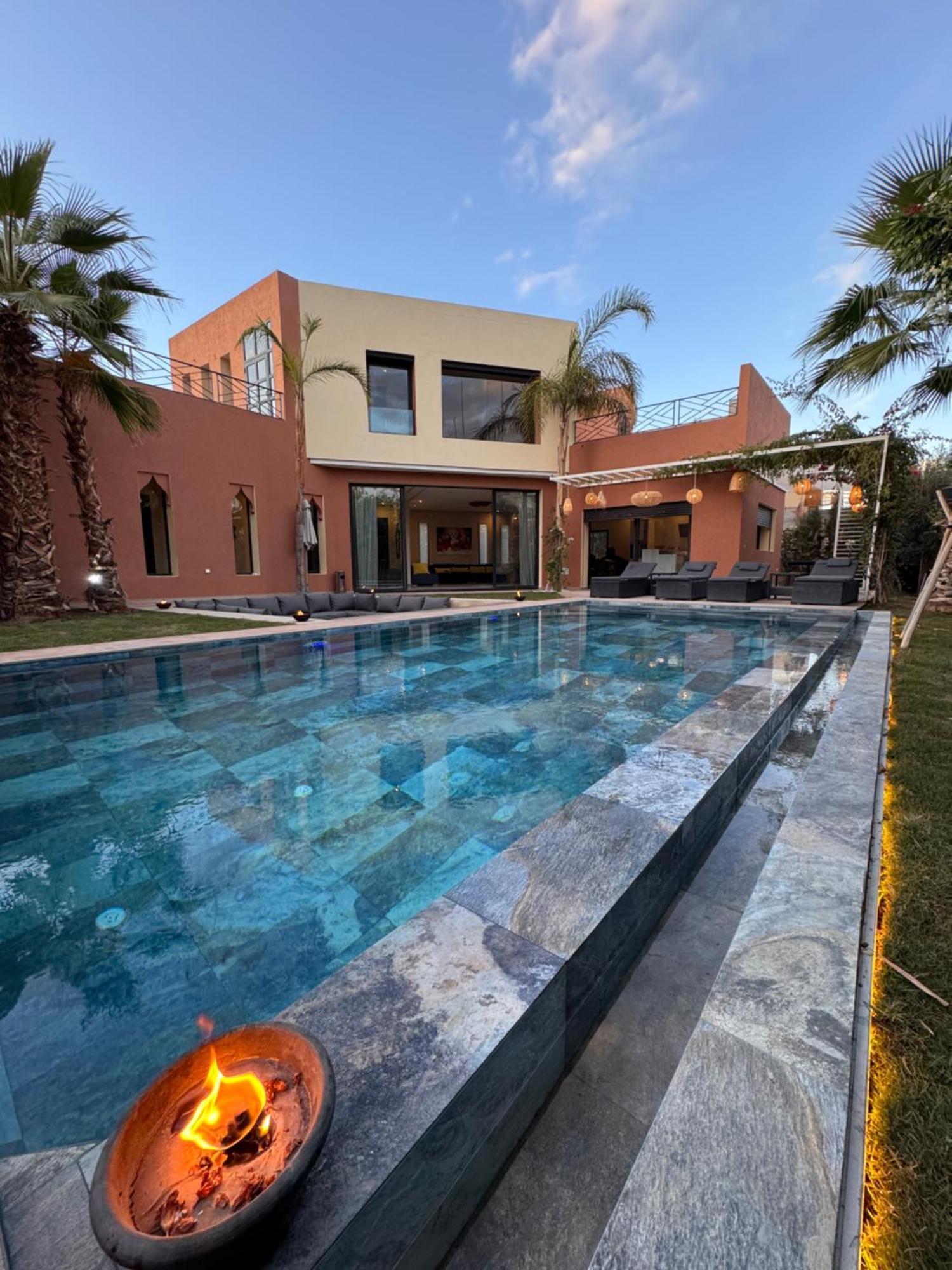 Villa Mattia Piscine Chauffee Sans Vis A Vis Marrakesh Buitenkant foto